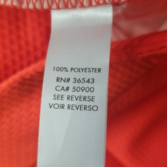 NWT Calvin Klein Orange/Red Short Sz 2 - Picture 8 of 8